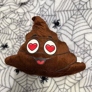 Poop Emoji Kids Pillow Accessory - Brown